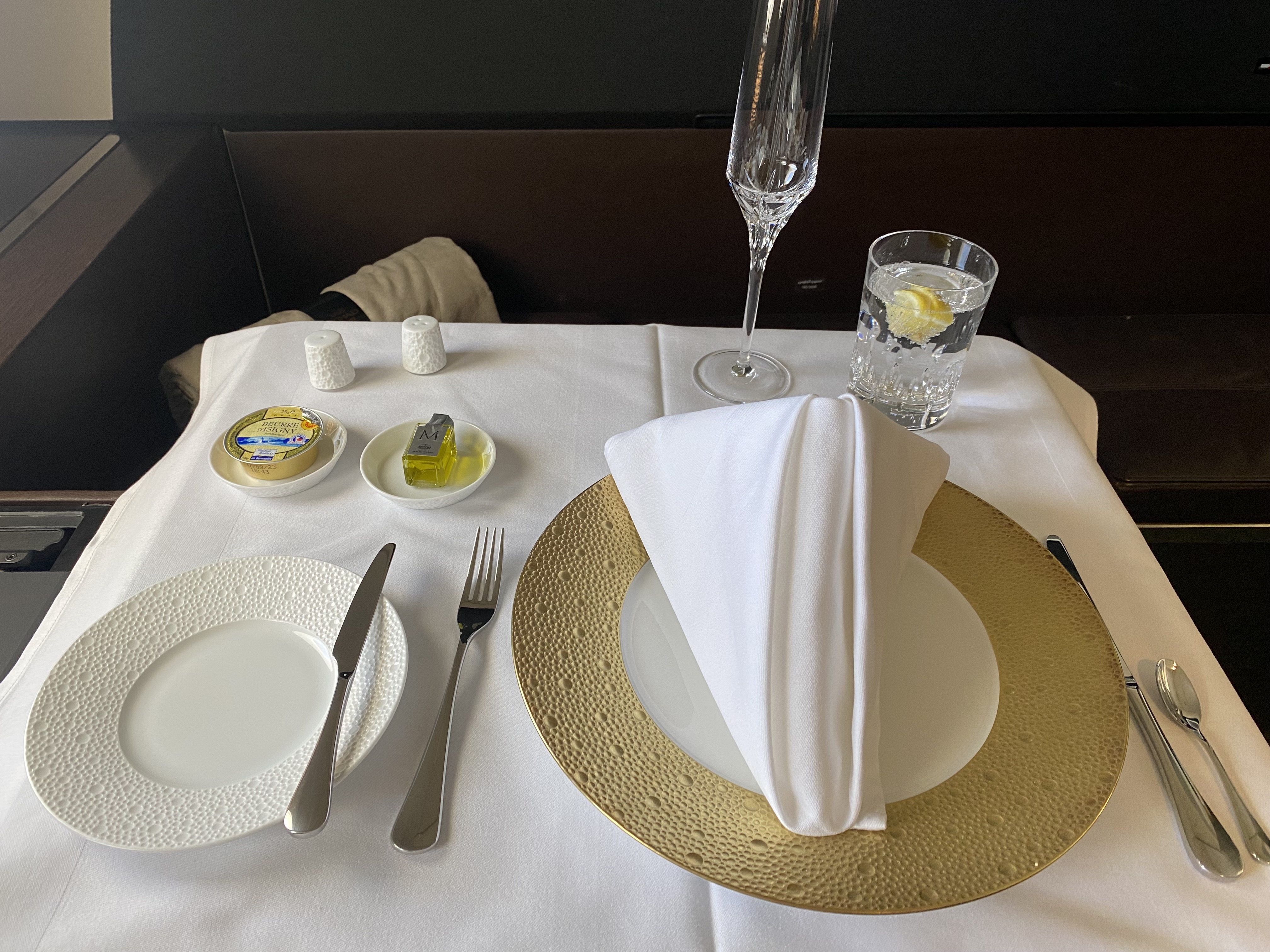 Etihad Airways The Residence Dining Experience