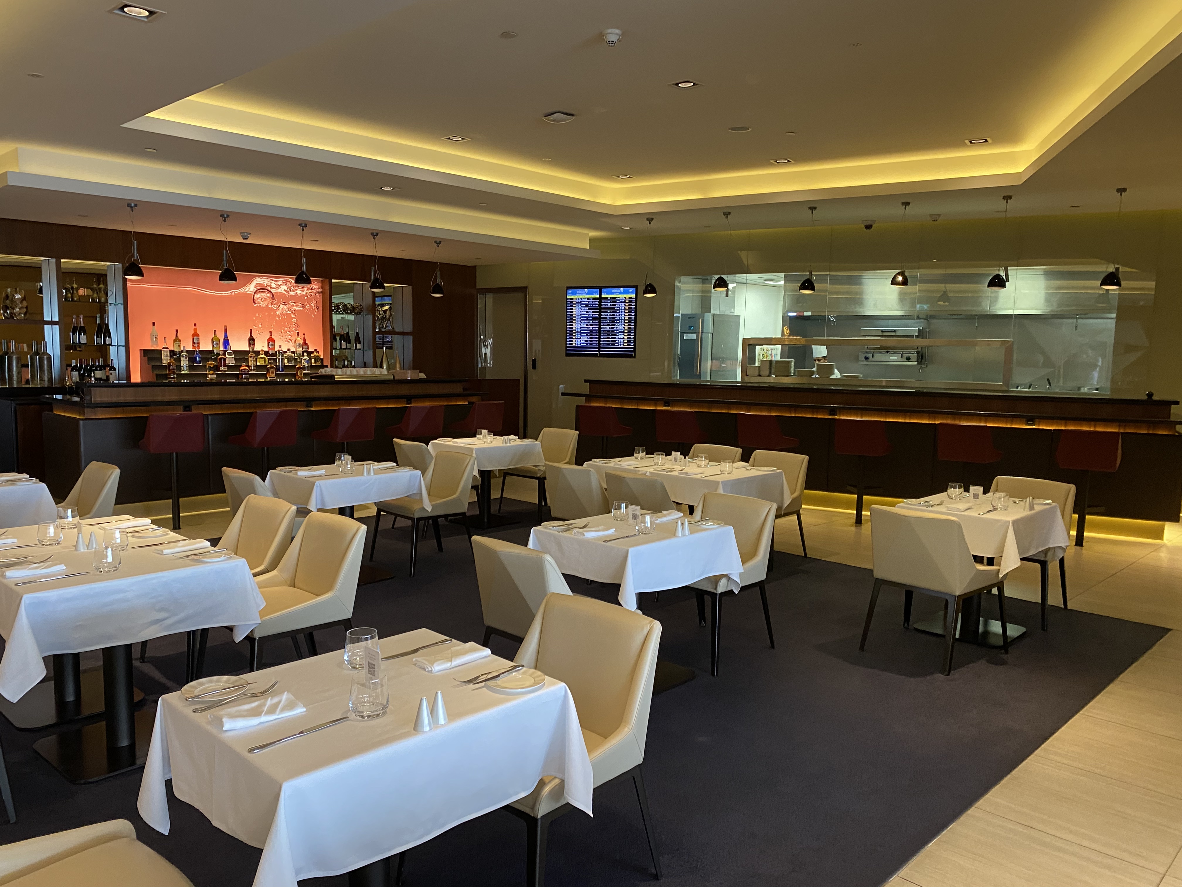Etihad Airways First Class Lounge (AUH) - Dining Room